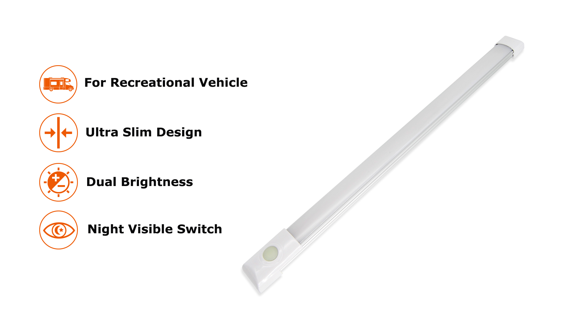 Sarah　DRPL No. 12 Luminous Dream lighting 12V LED Under Cabinet Strip Light RV Interior Light